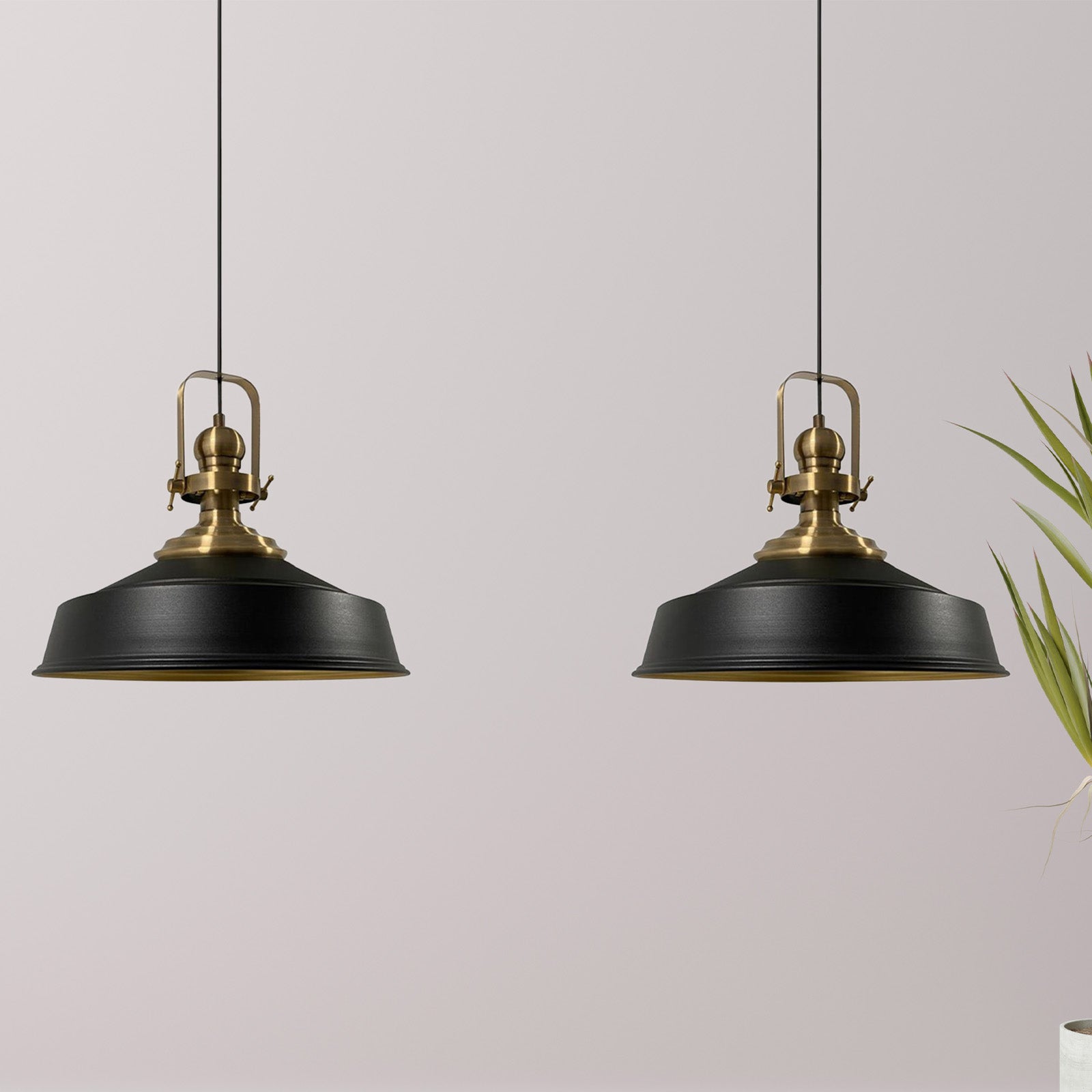 Bamyum Asletl Pendelleuchte 2 Flammig Metall Hängelampe